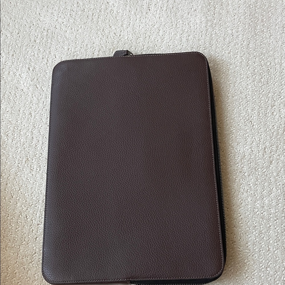 Coach Dark Brown Leather Laptop Bag - Picture 5 of 8